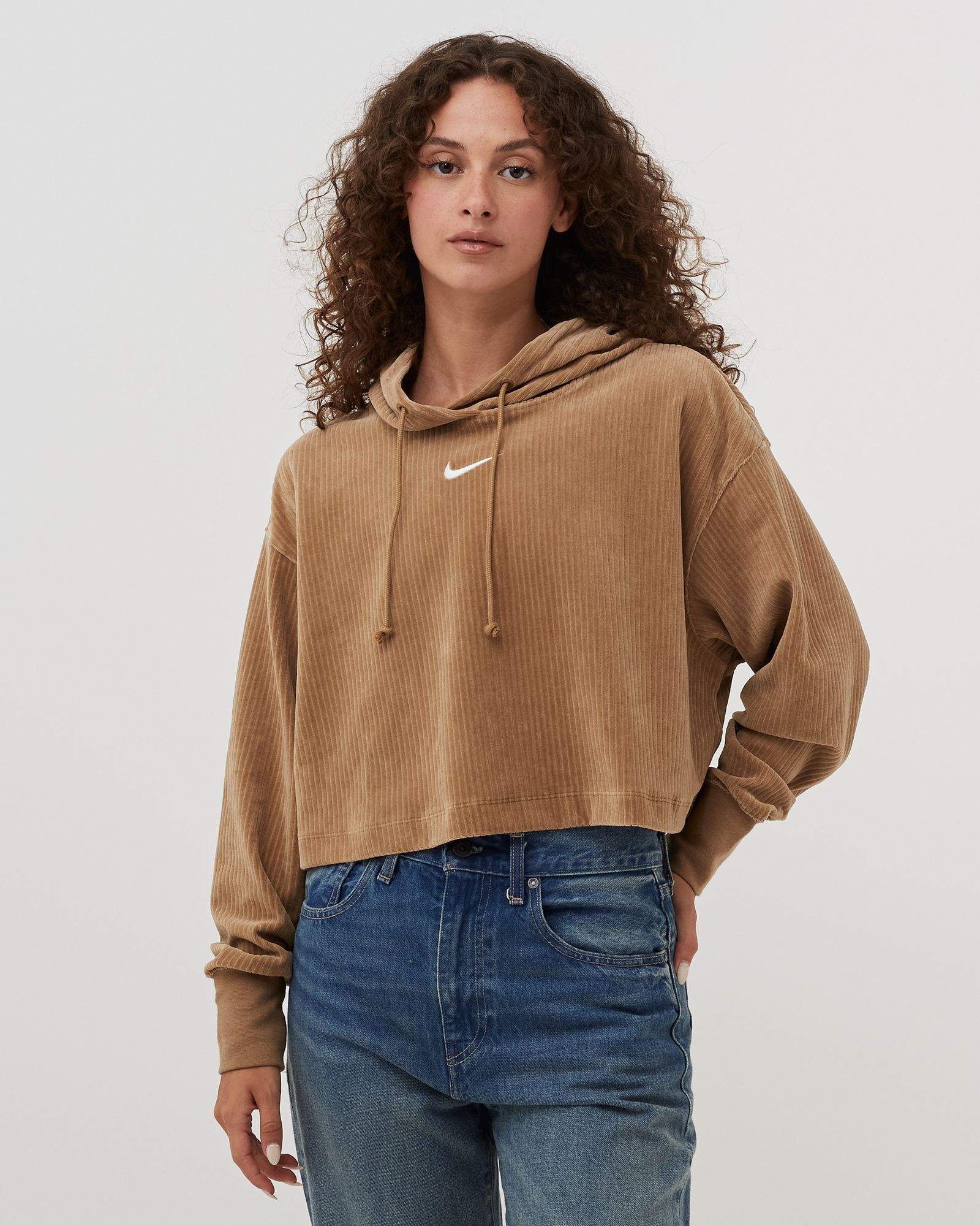 WMNS Velour Pullover Hoodie