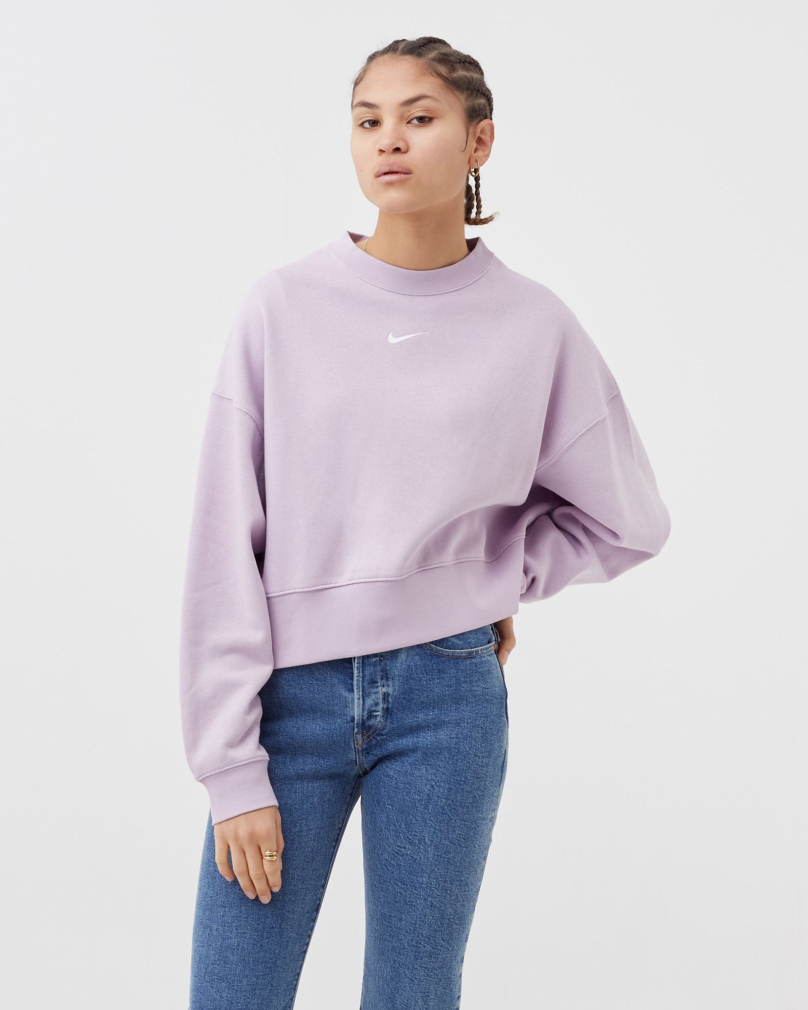 WMNS ESSENTIAL FLEECE CREW SWEATSHIRT