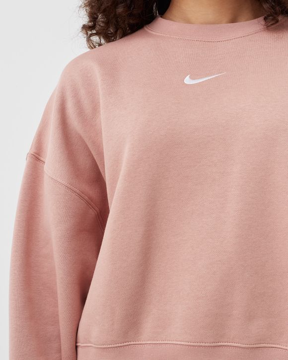 Hoodies and sweatshirts Nike Sportswear Essential Women's Fleece Crew Rose  Whisper/ White