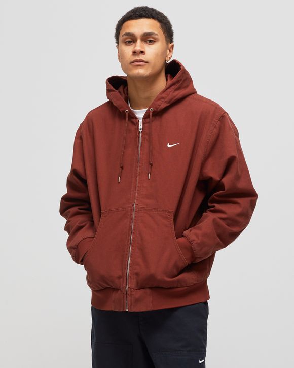 Nike Padded Hooded Jacket Red | BSTN