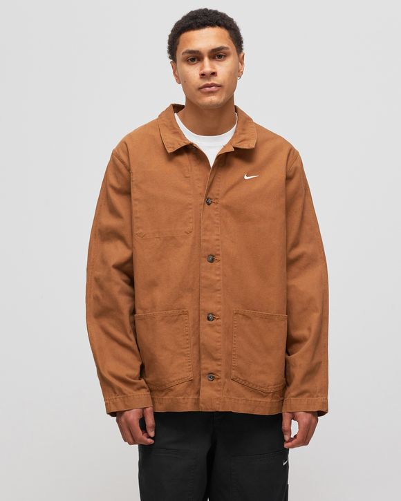 Nike Unlined Chore Coat Brown - ALE BROWN/WHITE