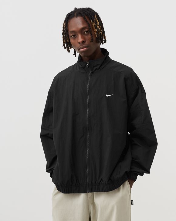 Black nike 2024 tracksuit jacket