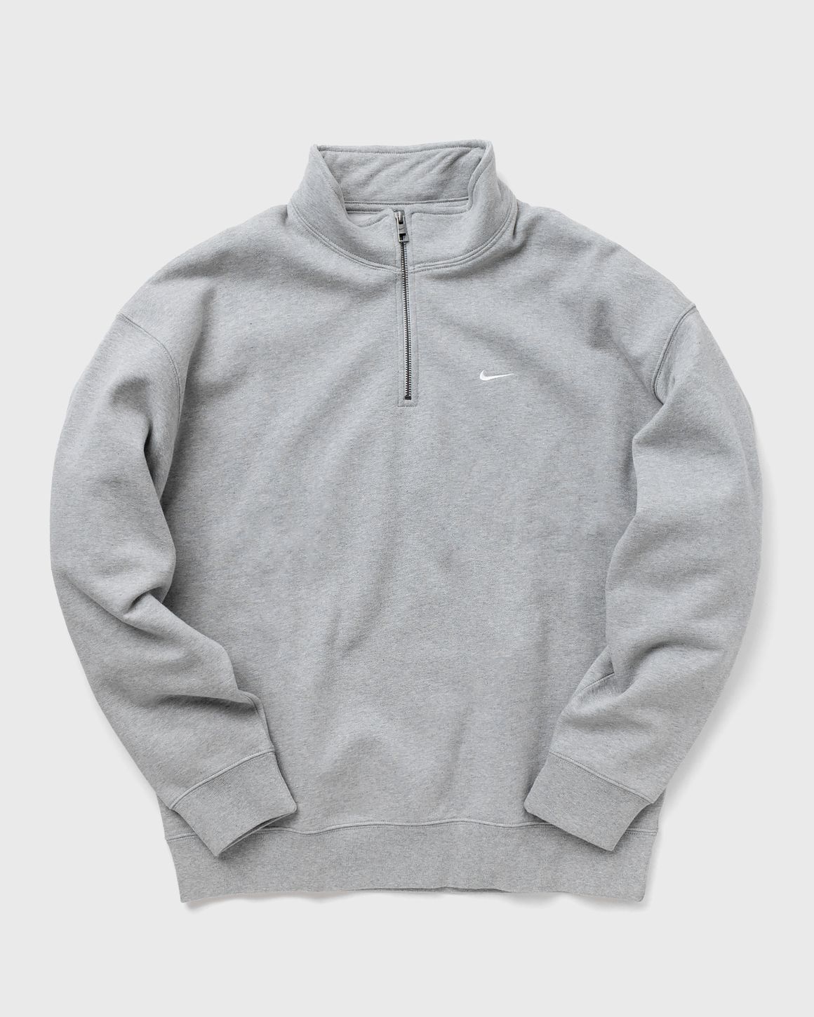 Nike Solo Swoosh 1 4 Zip Top Grey BSTN Store