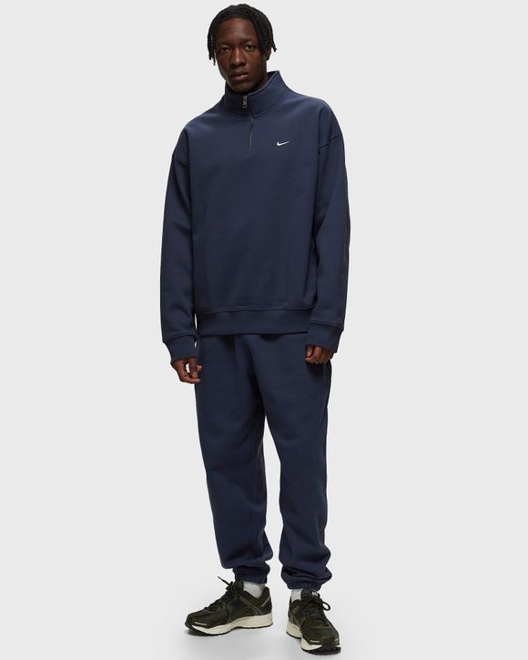 Nike Solo Swoosh 1/4-Zip Top Blue - THUNDER BLUE/WHITE