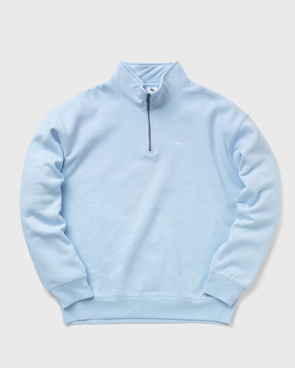 Nike Solo Swoosh 1/4-Zip Top Blue - CELESTINE BLUE/WHITE