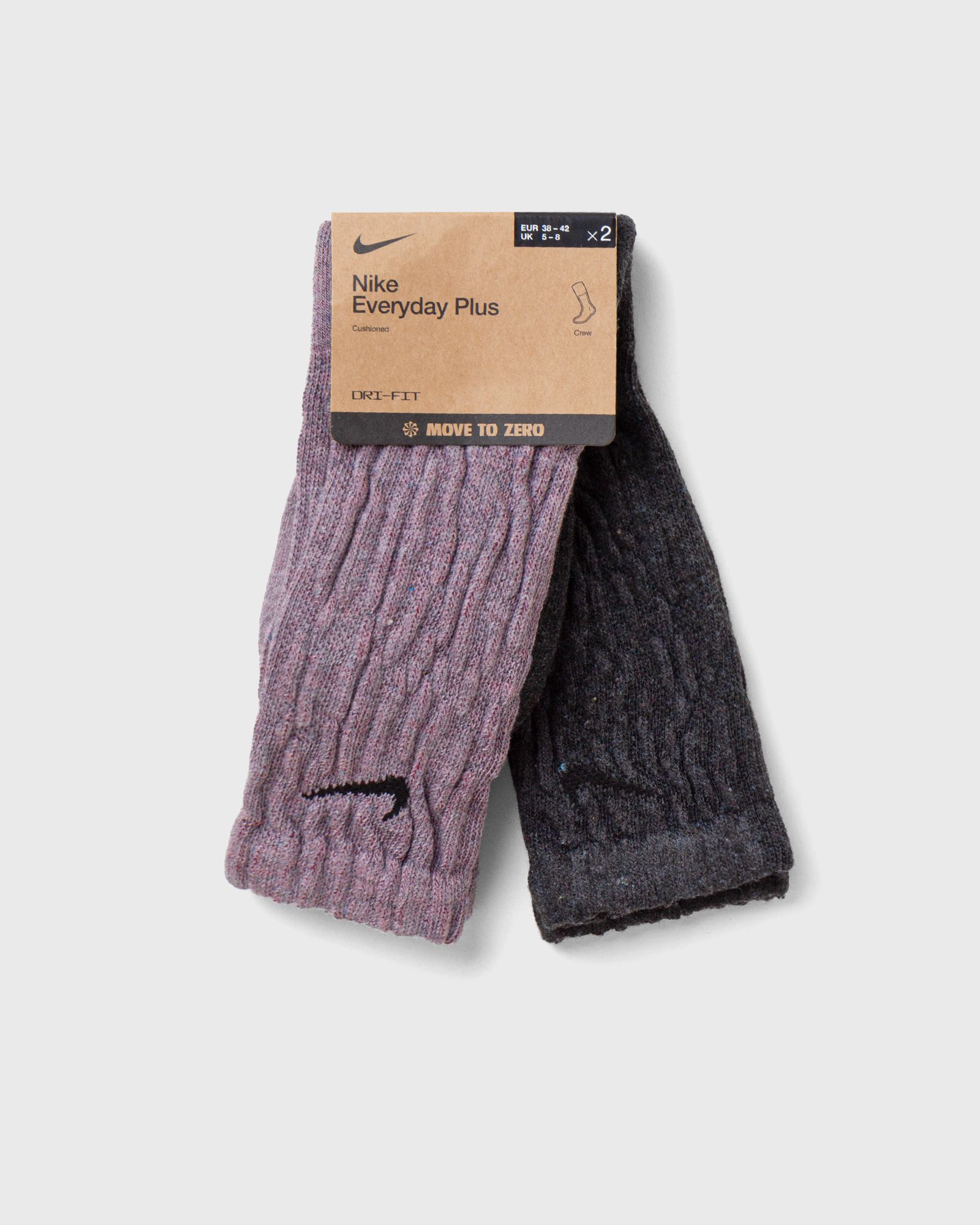 Cushioned Crew Socks (Two Pairs)