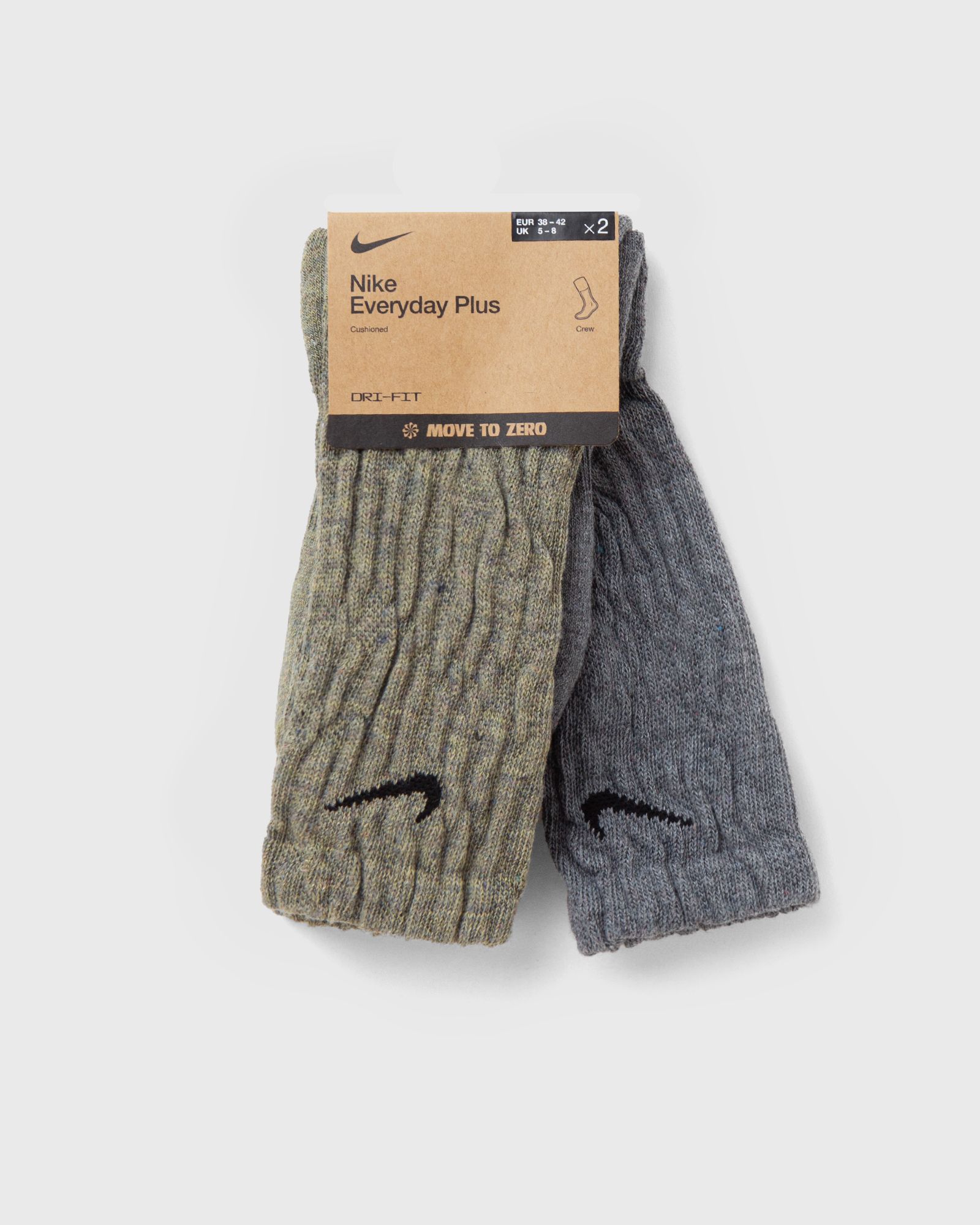 Cushioned Crew Socks (Two Pairs)