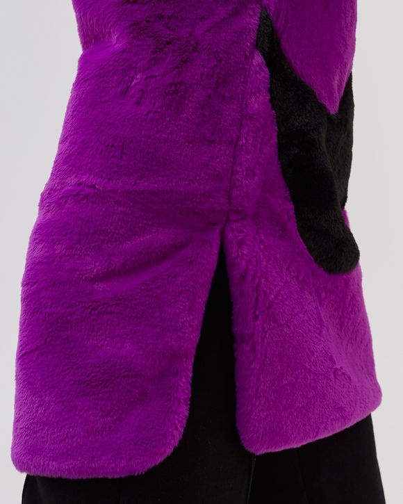 WMNS Plush Faux Fur Long Jacket