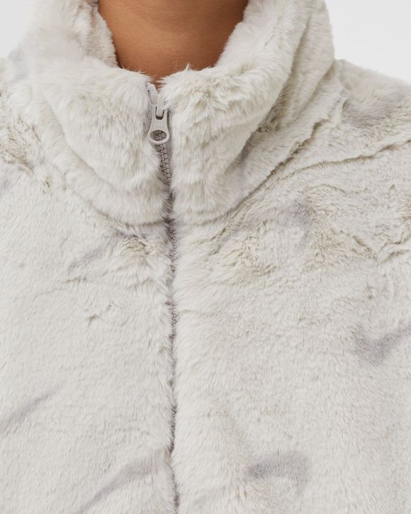 White plush outlet jacket