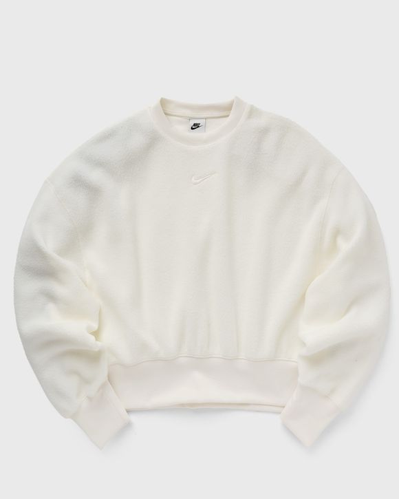 White nike discount crew neck sweater