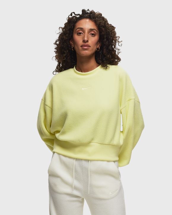 Women's yellow store crew neck sweatshirt