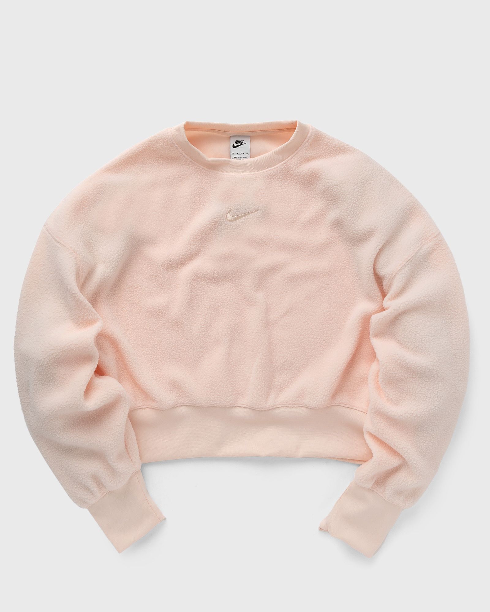 Nike - sportswear plush women's mod crop crew-neck sweatshirt women sweatshirts pink in größe:xs