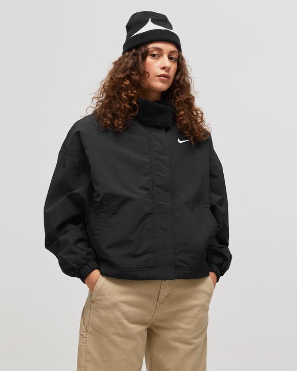 Fleece lined best sale nike jacket