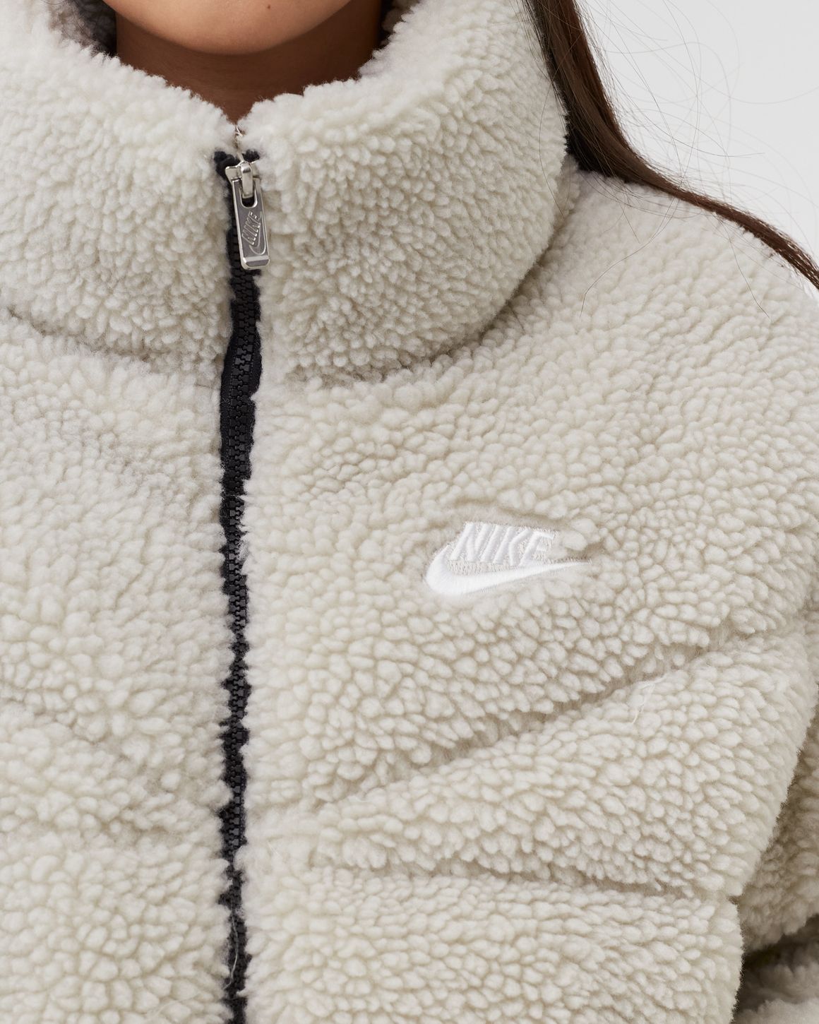 Nike swoosh fleece jacke hotsell