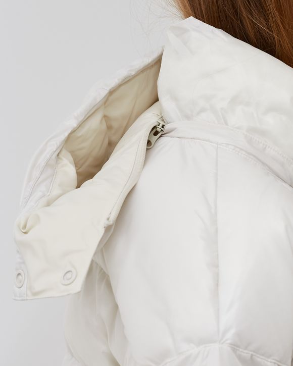 Nike WMNS Therma-FIT City Series Synthetic-Fill Hooded Jacket White - LIGHT  BONE/BLACK