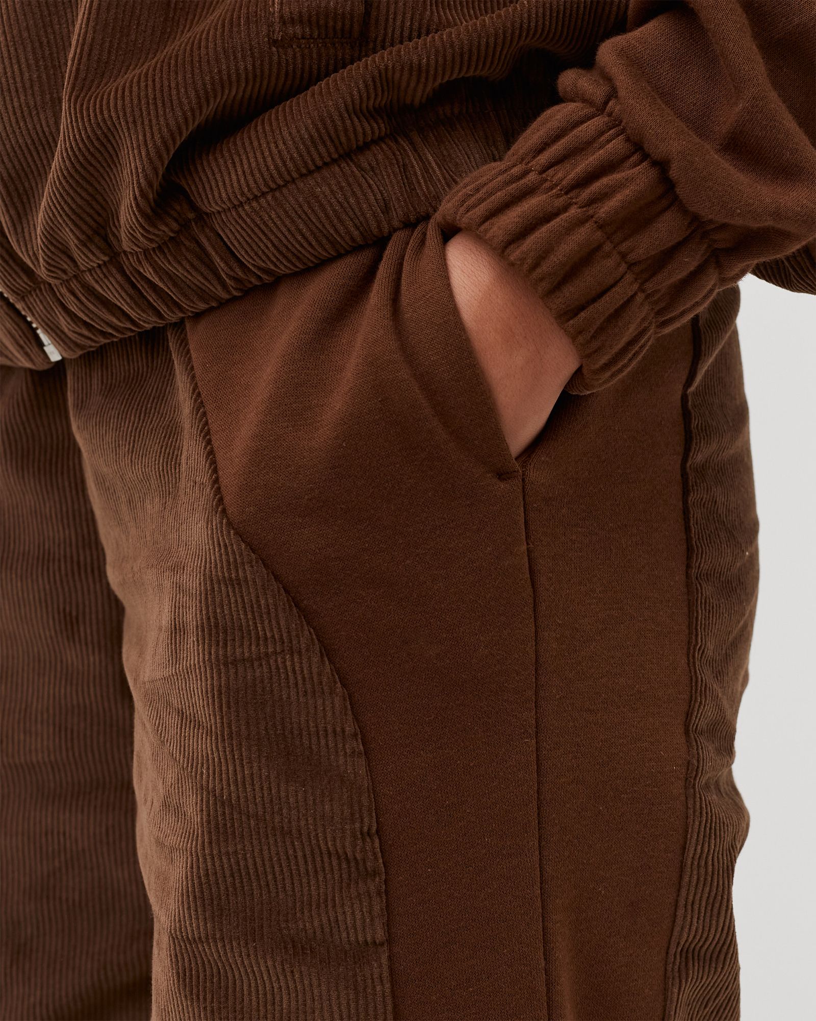 WMNS Corduroy Fleece Miid-Rise Pants