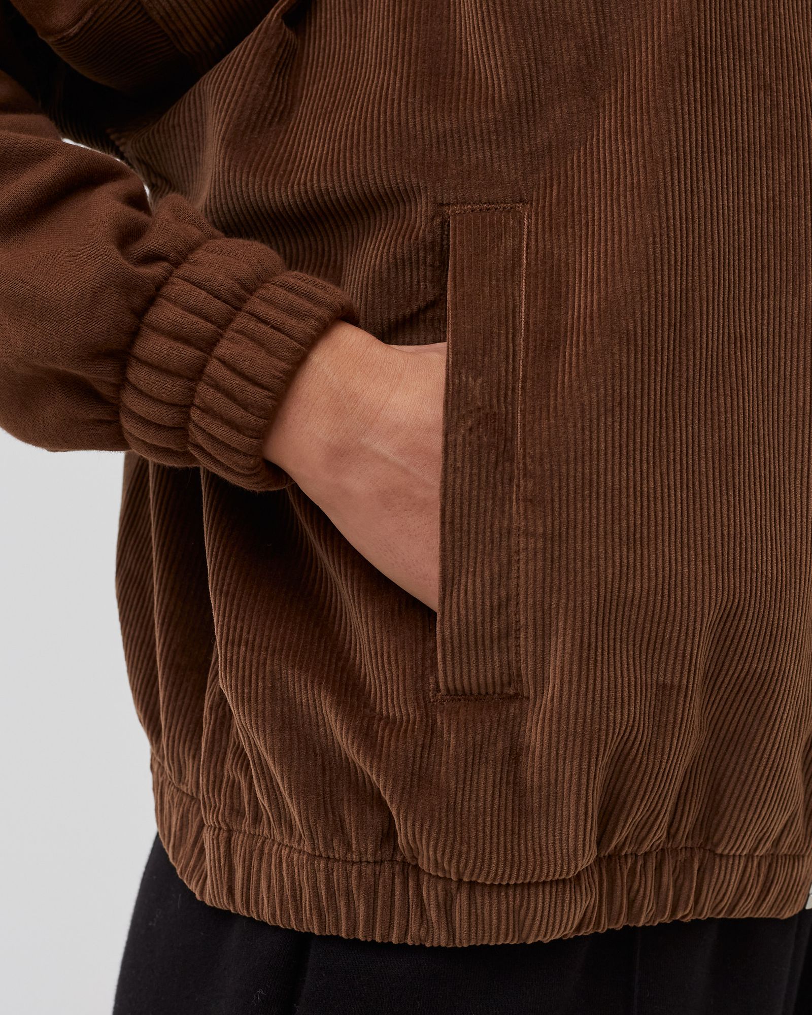 WMNS Corduroy Fleece Full-Zip Jacket