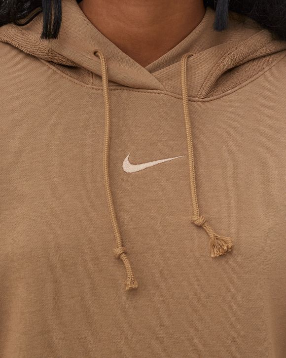 Nike hoodie dames online beige