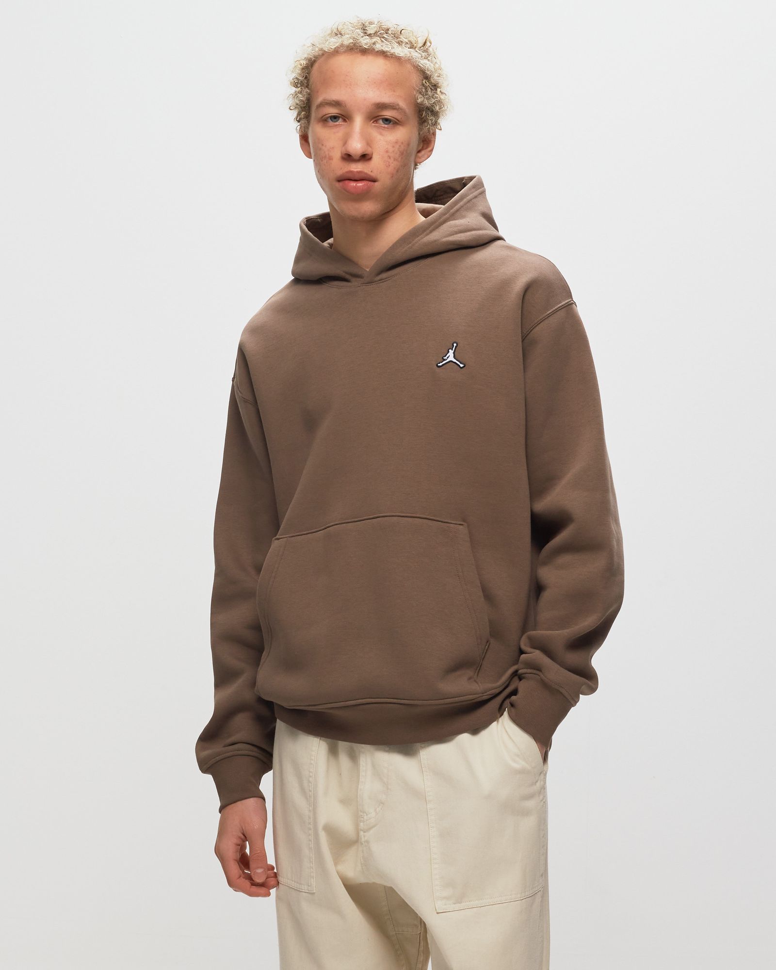 Jordan Jordan Essential Fleece Pullover Hoodie Brown | BSTN
