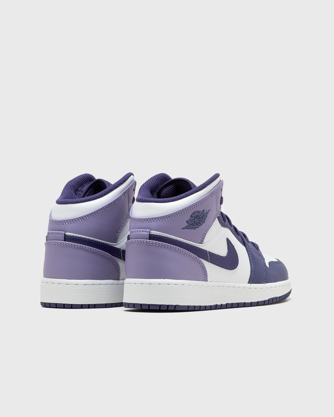 ナイキ GS エアジョーダン1ミッド \"ホワイトパープル\"23cm Nike GS Air Jordan 1 Mid 