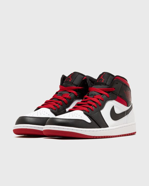 Air jordan high cheap tops red and black