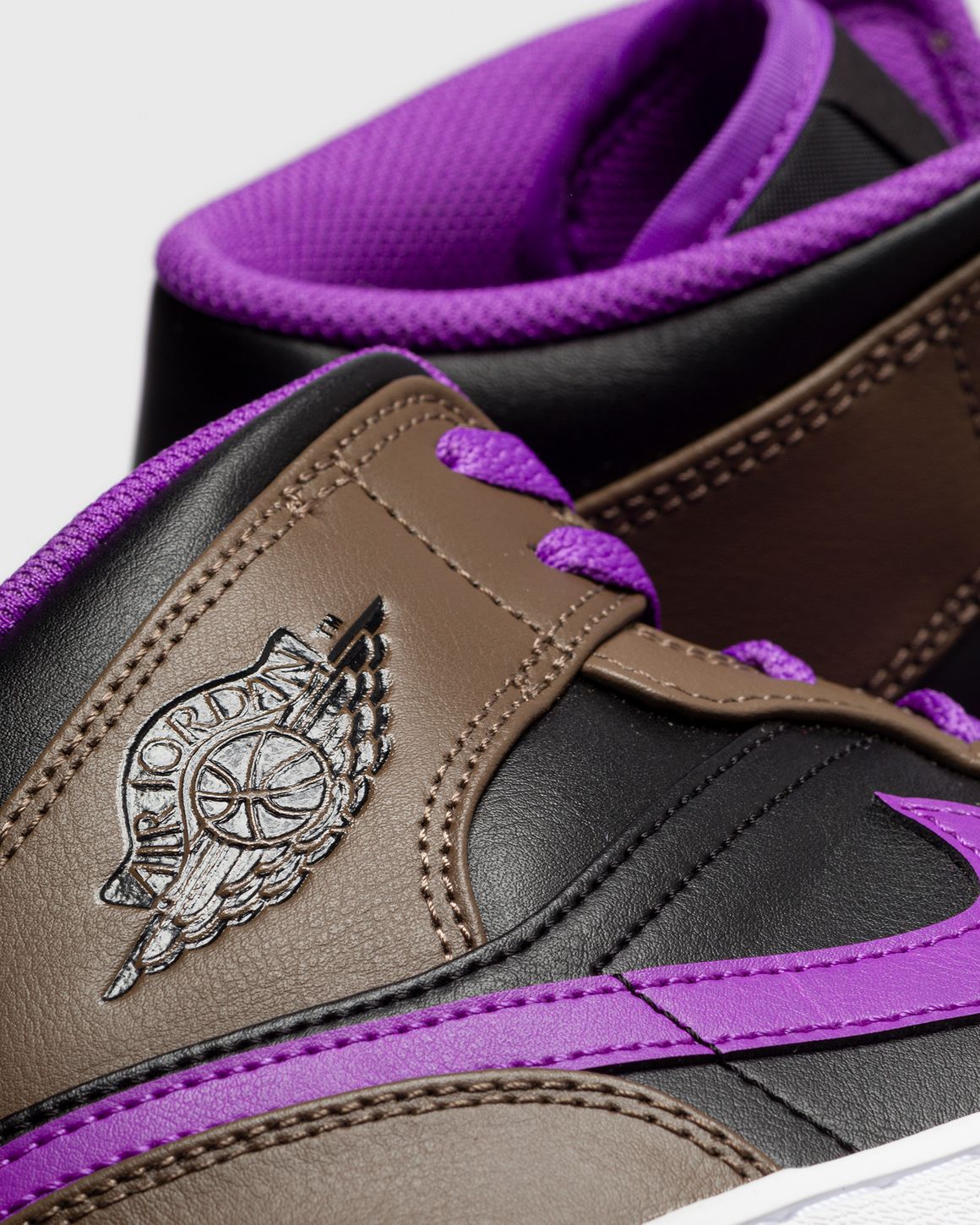 Jordan Air Jordan 1 Mid Brown/Purple | BSTN Store