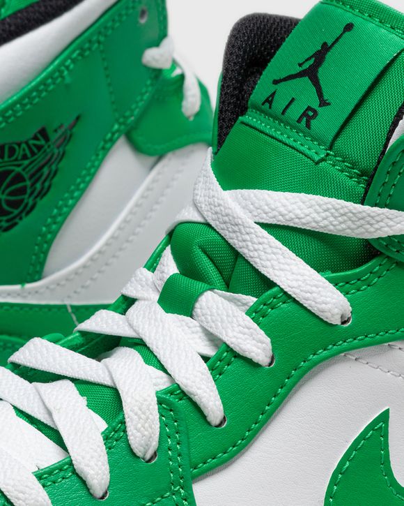 Jordan Air Jordan 1 Mid 'Lucky Green' Green/White - LUCKY GREEN/BLACK-WHITE