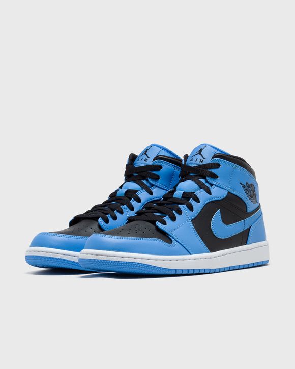 air jordan 1 mid black blue