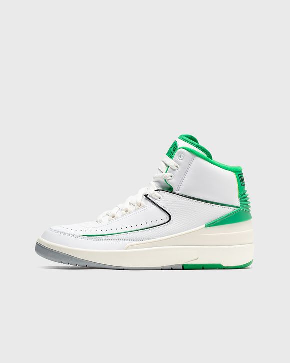 Jordan AIR JORDAN 2 RETRO (GS) 'Lucky Green' Green/White - WHITE/LUCKY  GREEN-SAIL-LT STEEL GREY