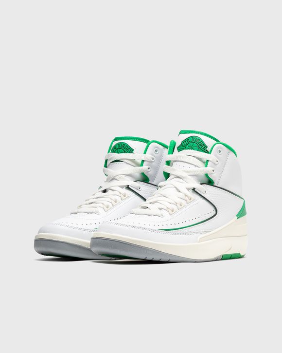 Jordan AIR JORDAN 2 RETRO (GS) 'Lucky Green' Green/White - WHITE/LUCKY  GREEN-SAIL-LT STEEL GREY