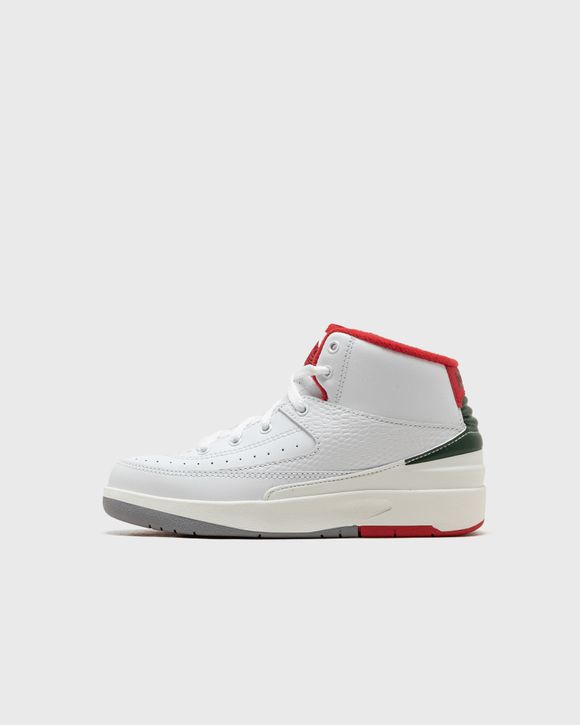 Jordan Jordan 2 Retro Little Kids Shoes White WHITE FIRE RED FIR SAIL