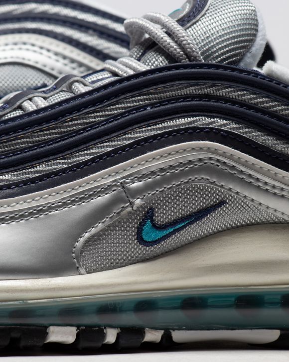 Nike WMNS AIR MAX 97 OG Grey - METALLIC SILVER/CHLORINE BLUE