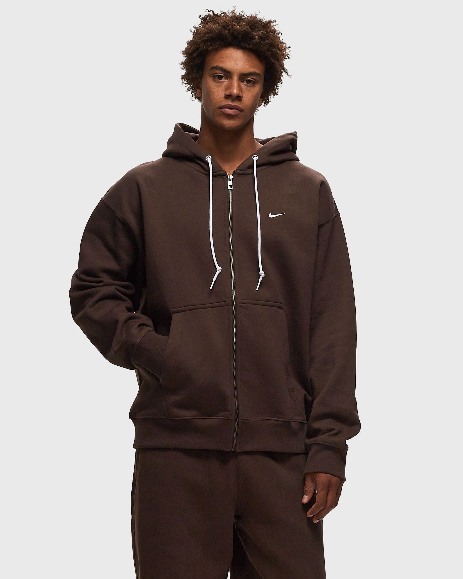 Solo Swoosh Fleece Full-Zip Hoodie