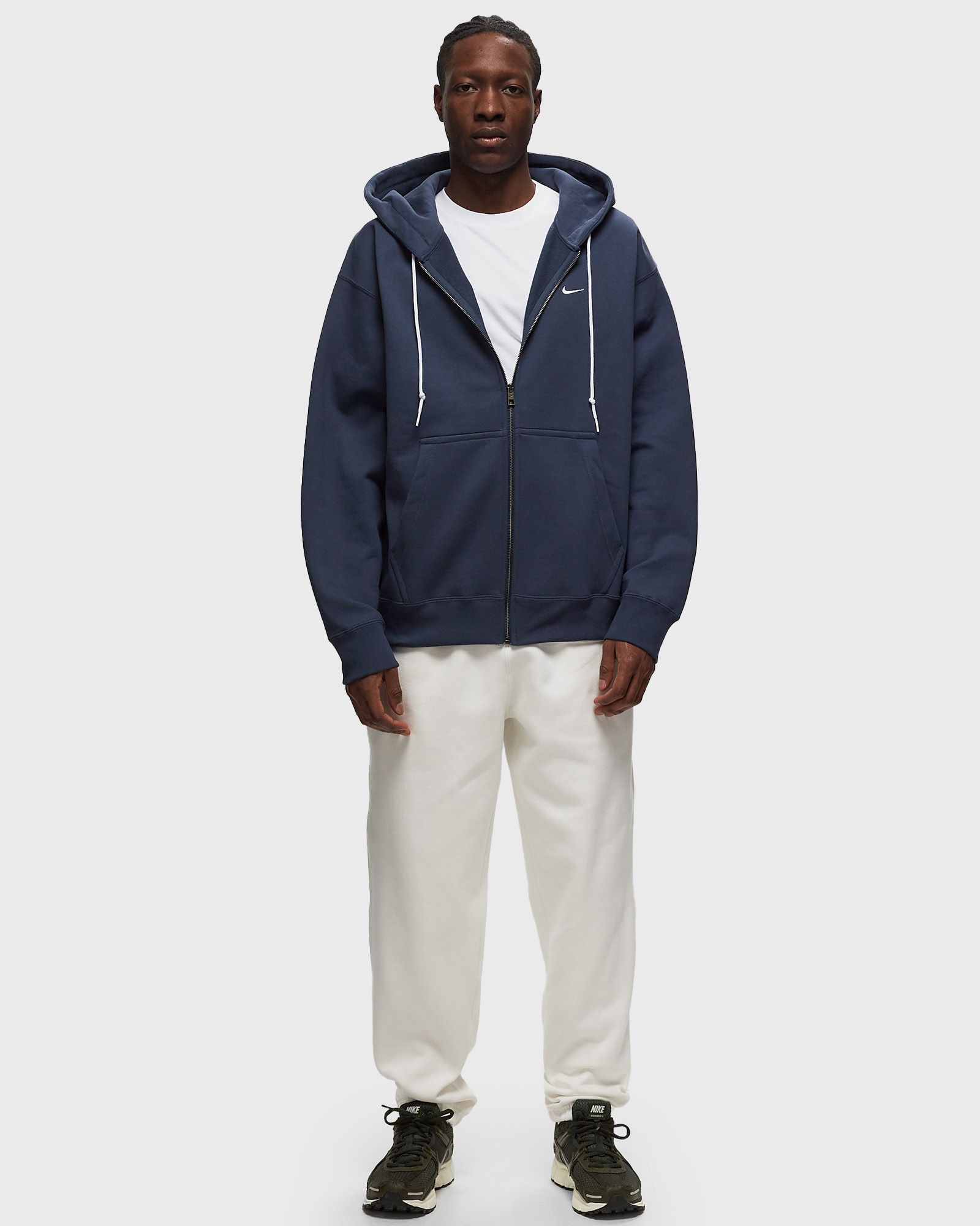 Solo Swoosh Fleece Full-Zip Hoodie