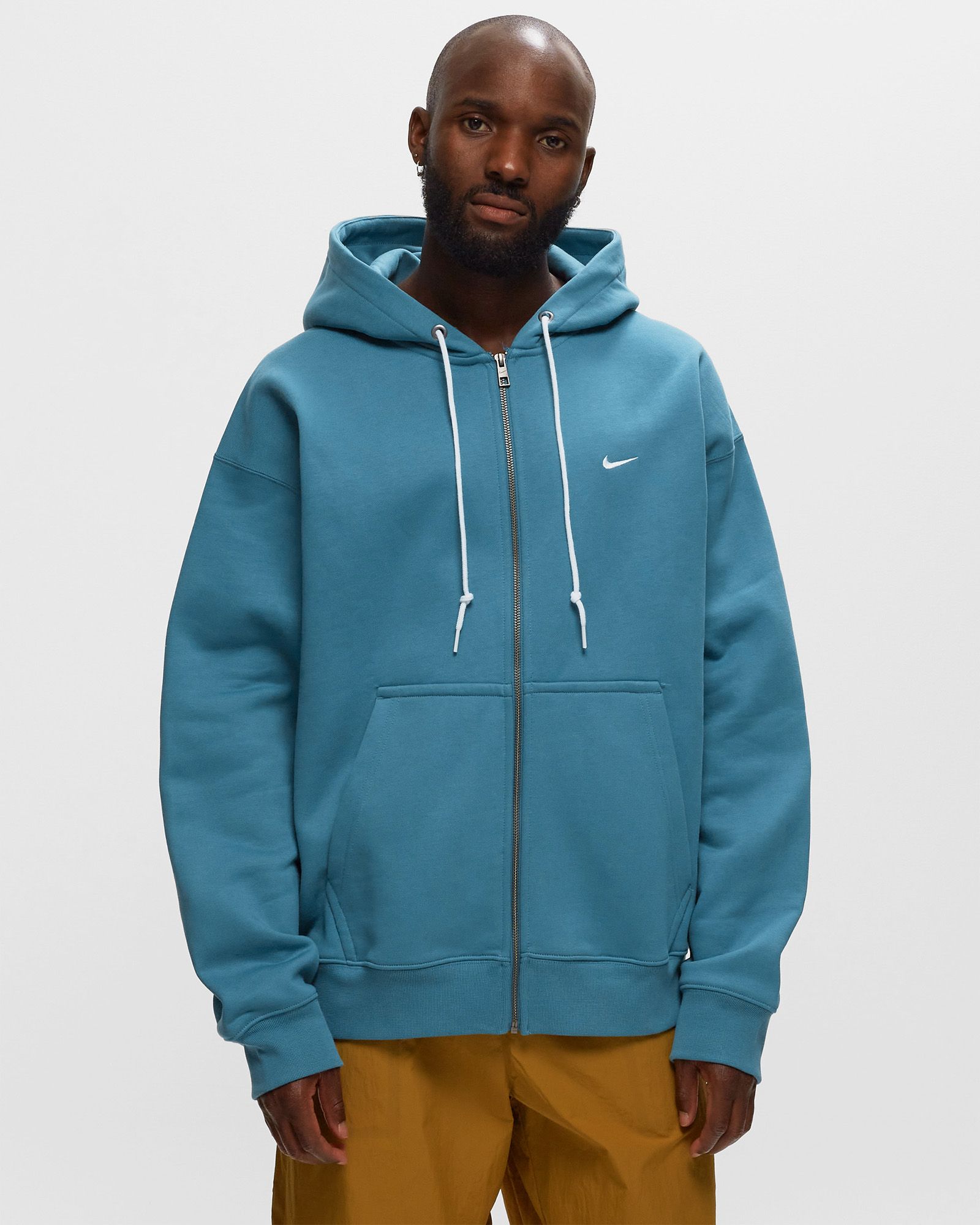 Solo Swoosh Fleece Full-Zip Hoodie