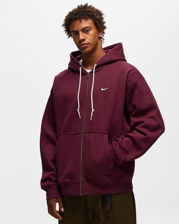 Nike deals hoodie burgundy