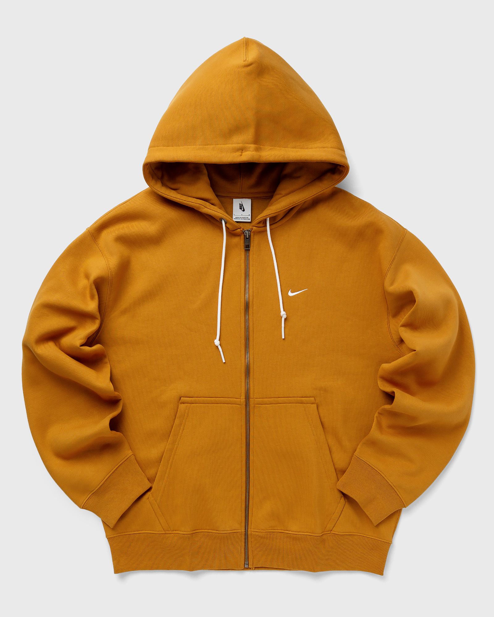 nike solo swoosh full-zip hoodie men hoodies|zippers