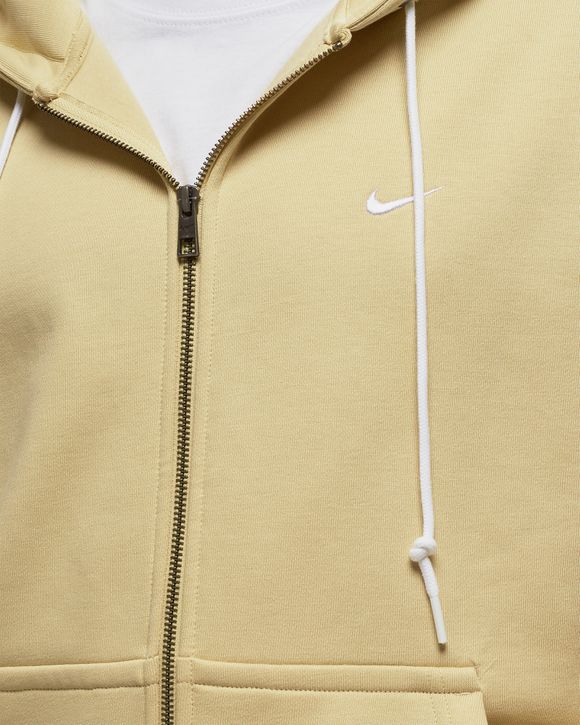 Beige nike zip discount up