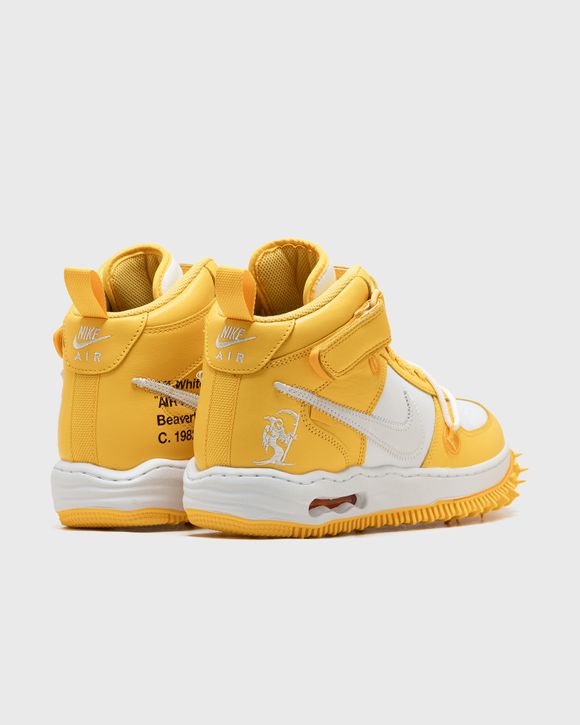 Off-White Nike Air Force 1 Mid Varsity Maize DR0500-101