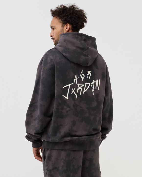 Jordan Jordan X J Balvin Fleecce Hoodie Black - FLAT PEWTER/BLACK