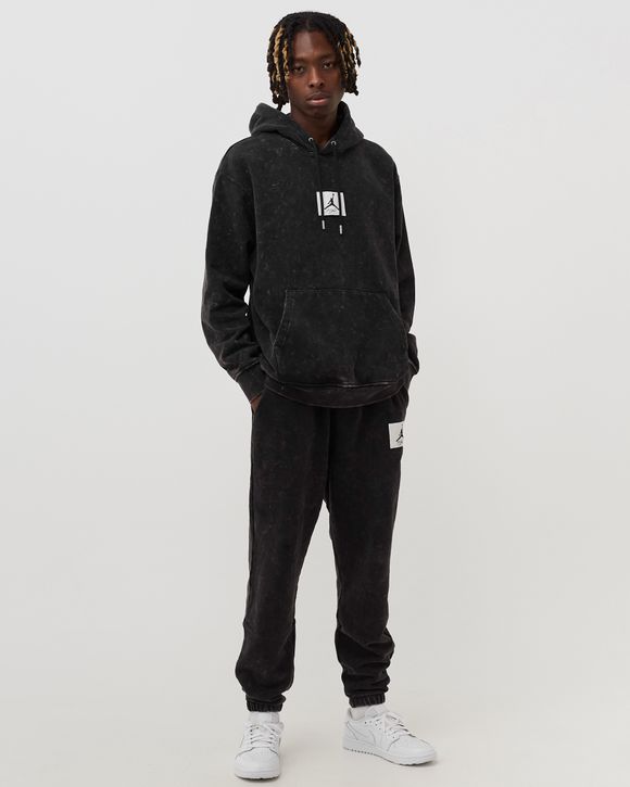 Thermal Lined Hoodie / Washed Black