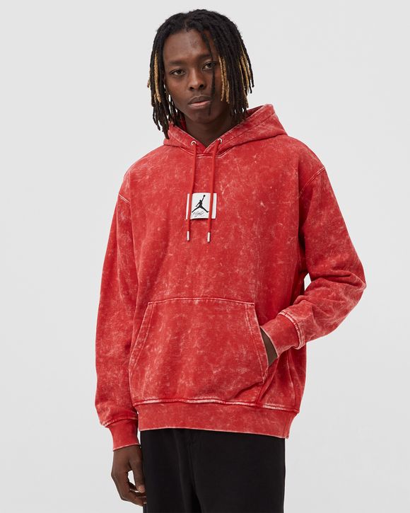 Washed red hot sale hoodie