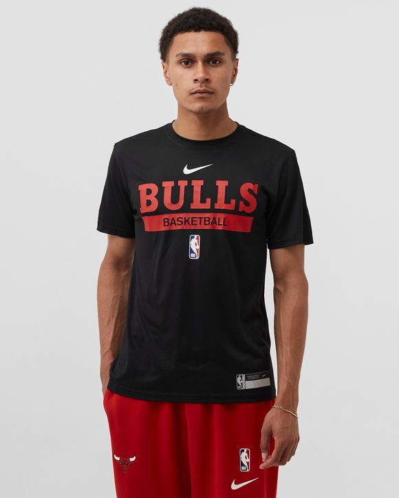 Nike Chicago Bulls Dri-FIT NBA Practice Graphic T-Shirt Black