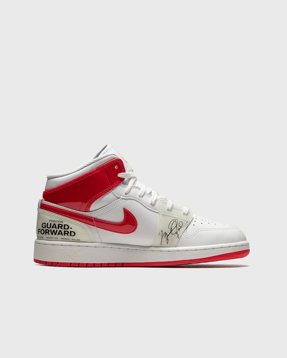 Air Jordan 1 Mid GS Rookie Season White University Red DR6496-116