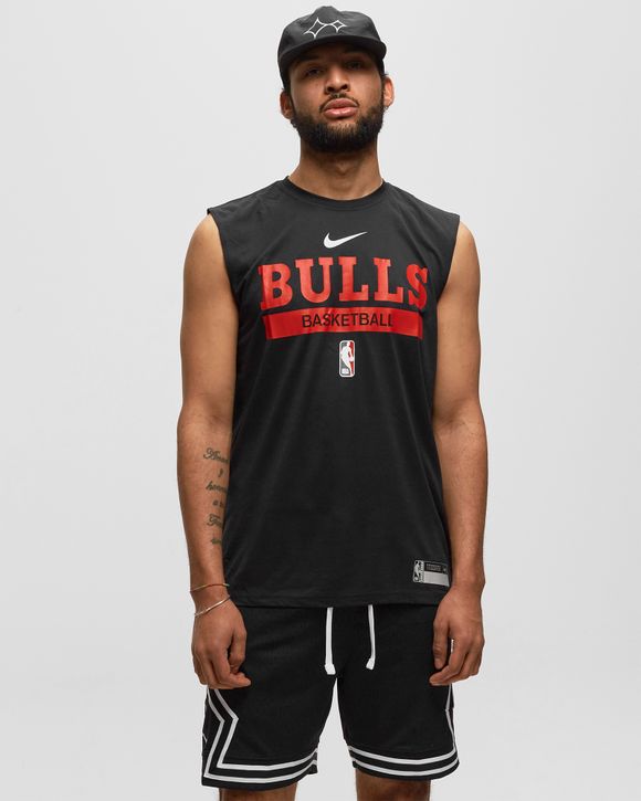 Nike Men Black AS Chicago Bulls DRI-FIT Basketball T-shirt