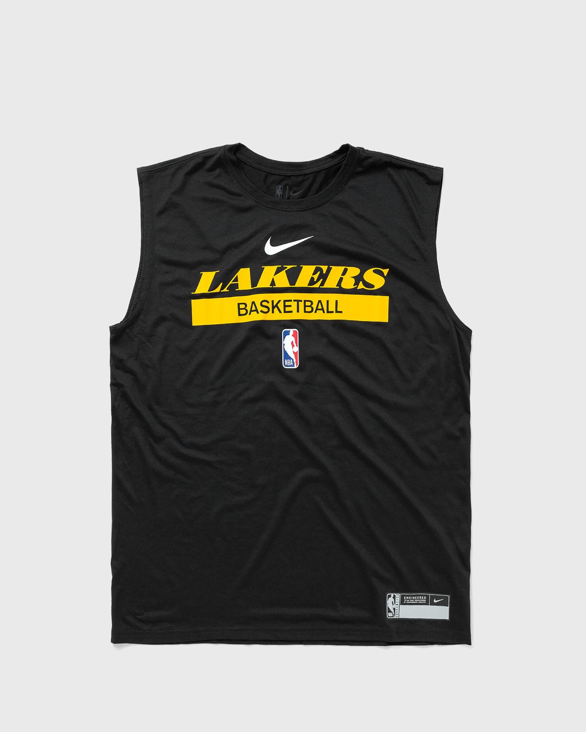 Nike Los Angeles Lakers Dri FIT NBA Practice Sleeveless T Shirt Black BSTN Store