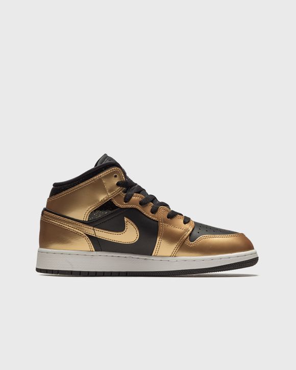 Air Jordan 1 Mid GS Black Metallic Gold DR6967-071 