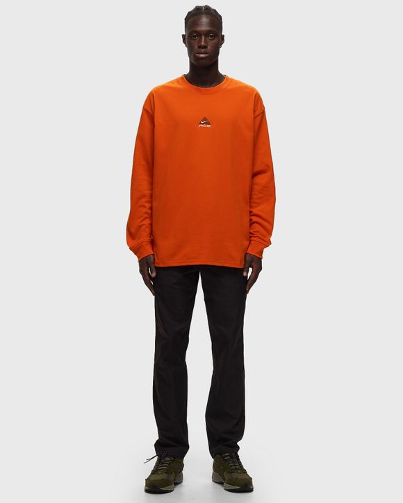 Orange long sleeve nike shirt on sale