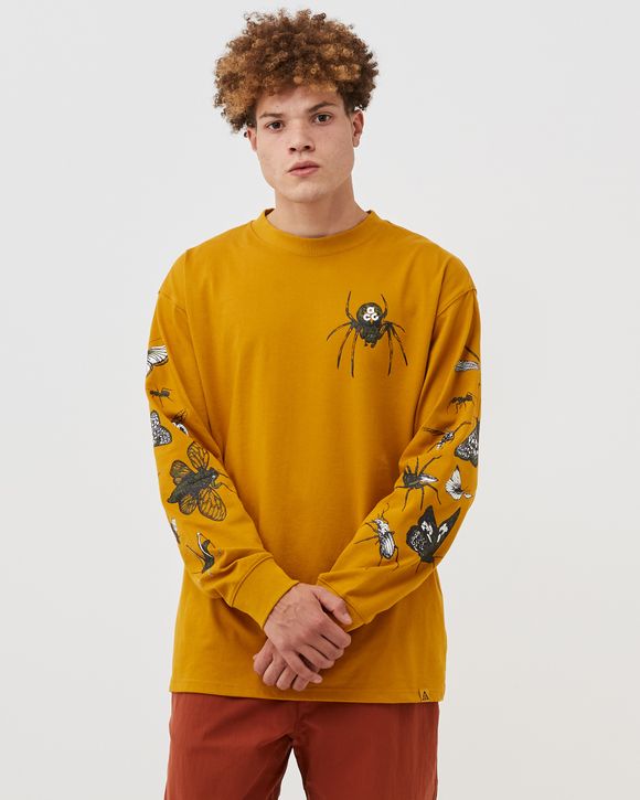 Nike yellow long sleeve shirt sale