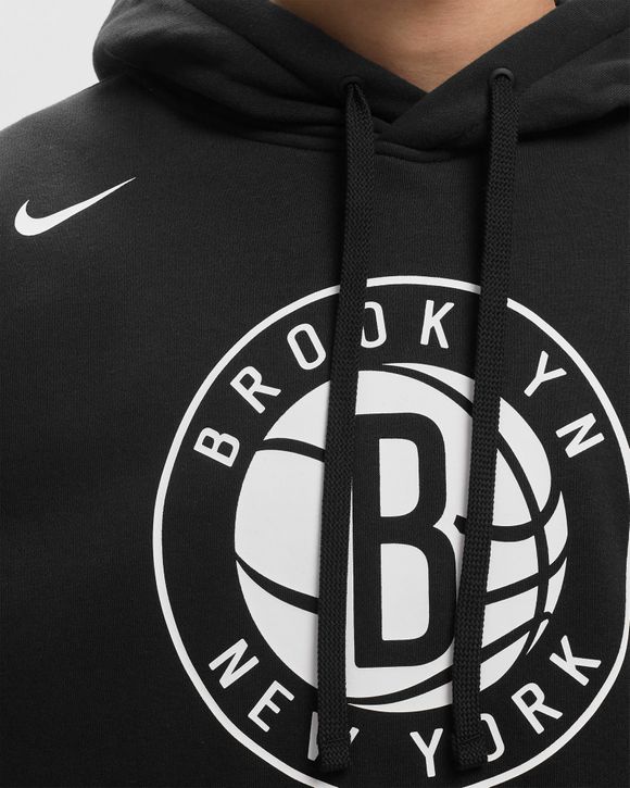 Nike Brooklyn Nets Spotlight Dri-FIT NBA Pullover Hoodie Black - BLACK